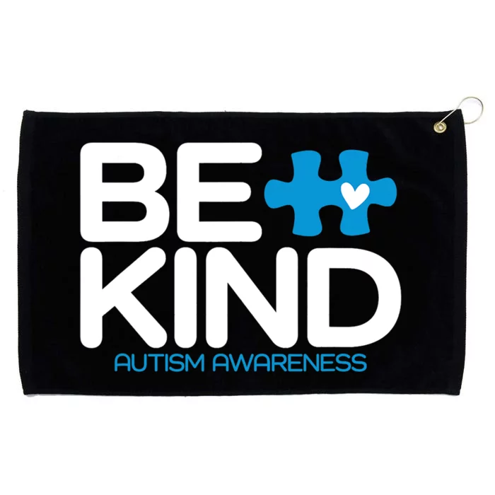 Autism Be Kind Be Kind Autism Awareness Grommeted Golf Towel