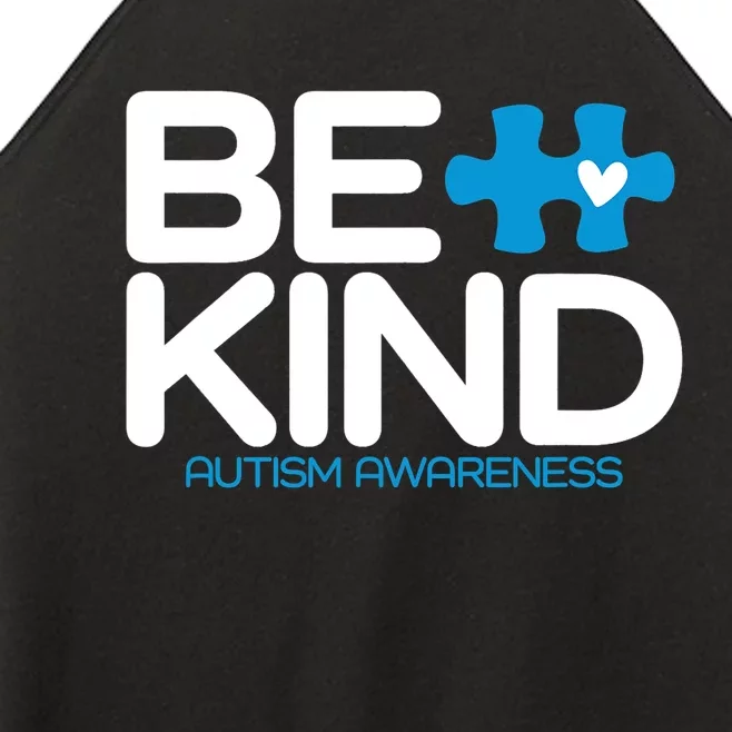 Autism Be Kind Be Kind Autism Awareness Women’s Perfect Tri Rocker Tank