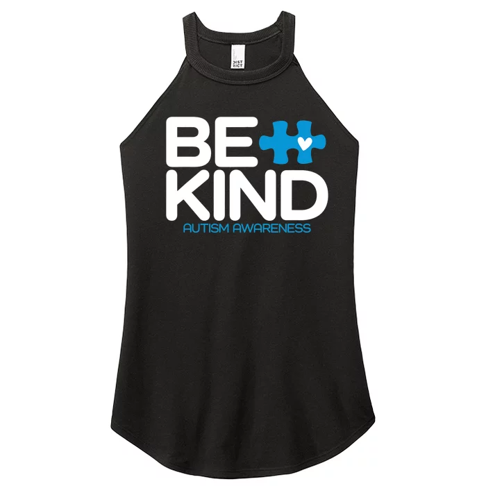 Autism Be Kind Be Kind Autism Awareness Women’s Perfect Tri Rocker Tank