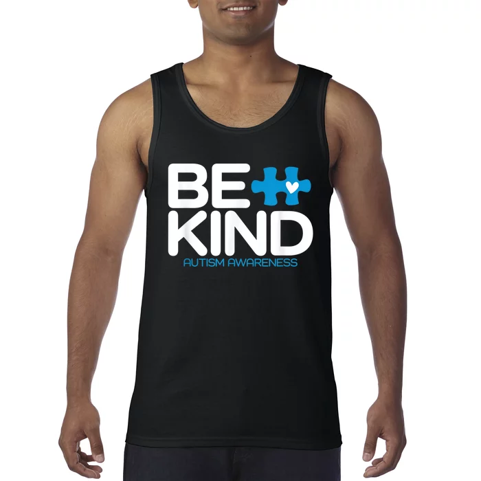 Autism Be Kind Shirt Wo m.e.n K.i.d.s Be Kind Autism Awareness Tank Top