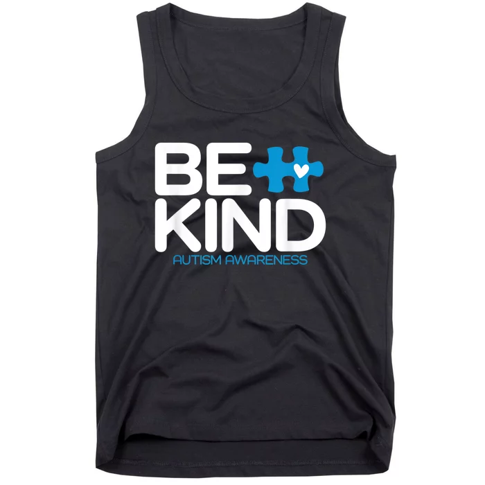 Autism Be Kind Shirt Wo m.e.n K.i.d.s Be Kind Autism Awareness Tank Top