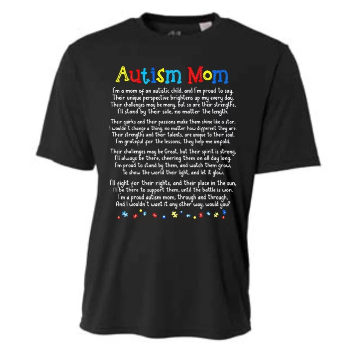 Autism Be Kind Autism Awareness For Autism Mom Cooling Performance Crew T-Shirt