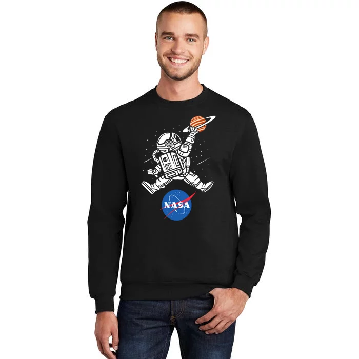 Astronaut Basketball League Slam Dunk NASA Sweatshirt