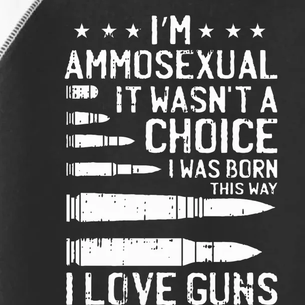 Ammosexual Bullets Love Pro Gun Lover Cool Enthusiast Gifts Toddler Fine Jersey T-Shirt