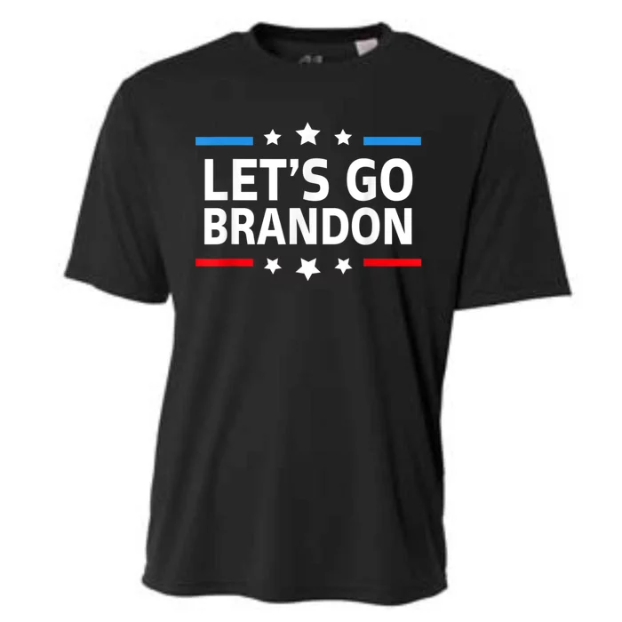 Anti Biden Let's Go Brandon For And Wo Chant Meme Cooling Performance Crew T-Shirt