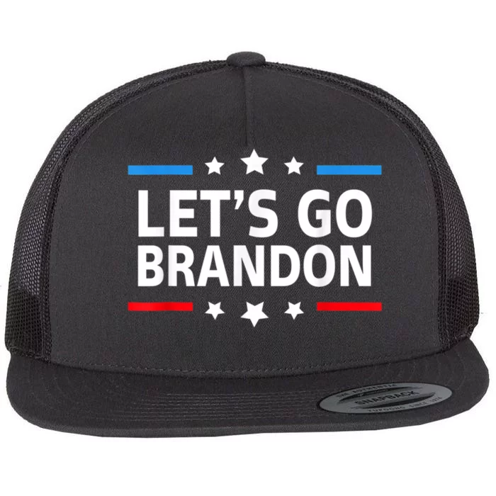 Anti Biden Let's Go Brandon For And Wo Chant Meme Flat Bill Trucker Hat