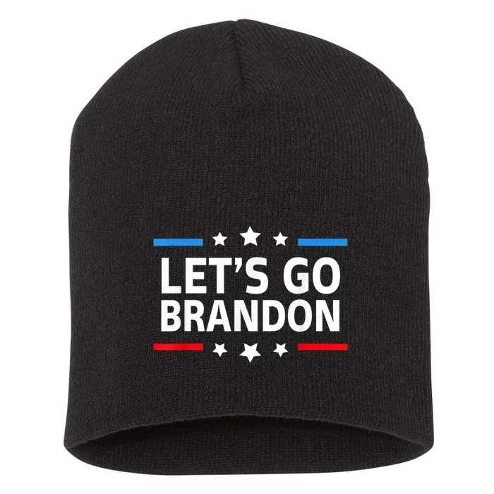 Anti Biden Let's Go Brandon For And Wo Chant Meme Short Acrylic Beanie