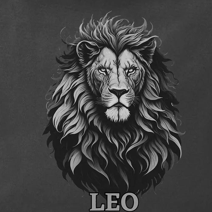 August Birthday Leo Lion Pride Graphic Zodiac Zip Tote Bag