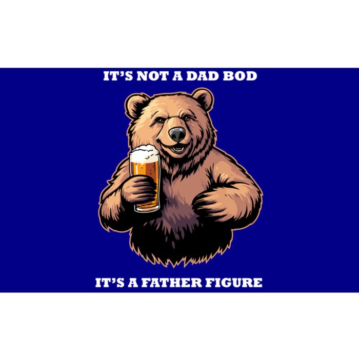 A Bear Living His Best Life With Beer Dad Bod Father Figure Cool Gift Bumper Sticker