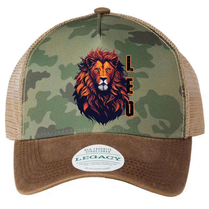 August Birthday Leo Lion Pride Graphic Zodiac Legacy Tie Dye Trucker Hat