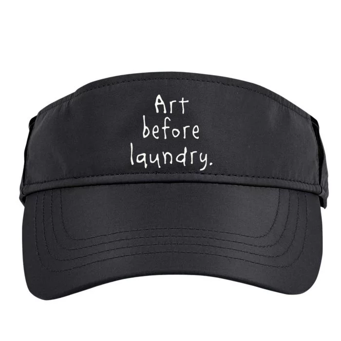 Art Before Laundry Adult Drive Performance Visor