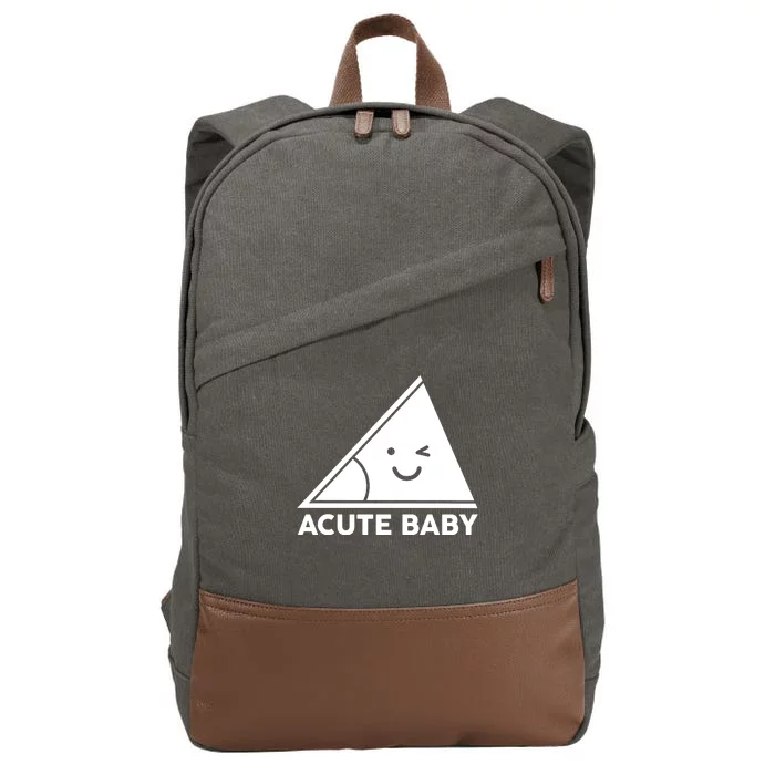 Acute Baby Matching Family Shirts Cotton Canvas Backpack