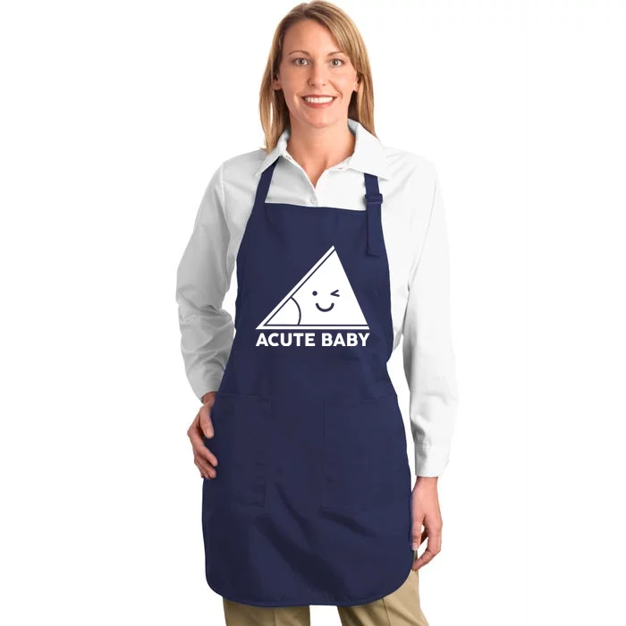 Acute Baby Matching Family Shirts Full-Length Apron With Pocket