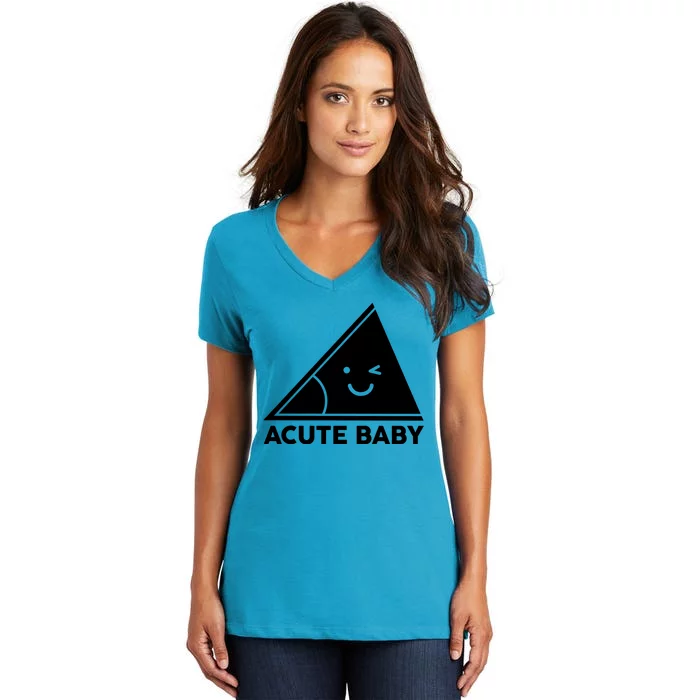 Acute Baby Matching Family Shirts Women's V-Neck T-Shirt