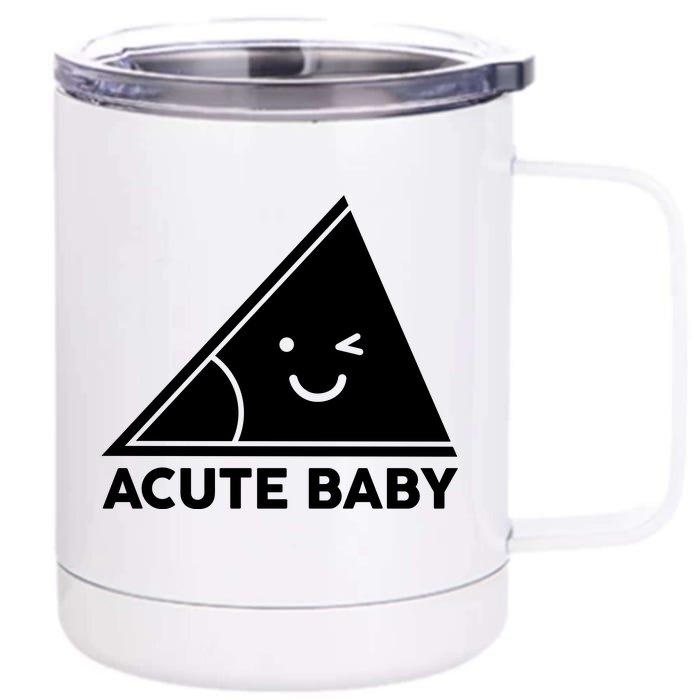 Acute Baby Matching Family Shirts Front & Back 12oz Stainless Steel Tumbler Cup