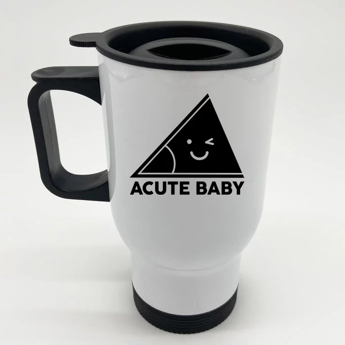 Acute Baby Matching Family Shirts Front & Back Stainless Steel Travel Mug