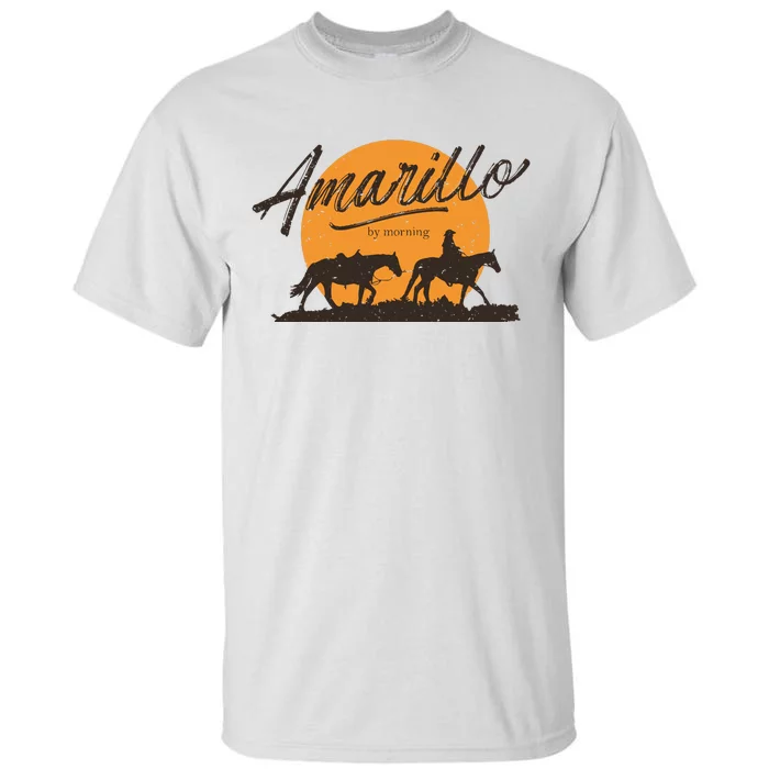 Amarillo By Morning Country Music Tall T-Shirt