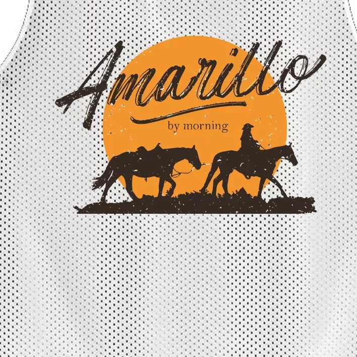 Amarillo By Morning Country Music Mesh Reversible Basketball Jersey Tank