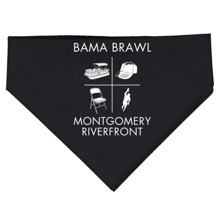 Alabama Brawl Montgomery Riverfront Brawl Alabama Brawl Shirts USA-Made Doggie Bandana