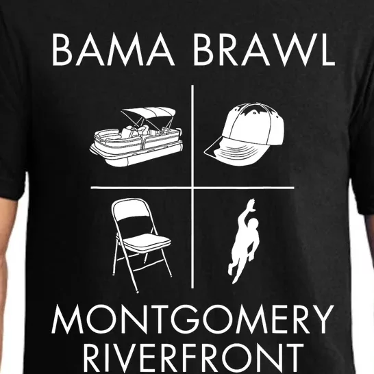 Alabama Brawl Montgomery Riverfront Brawl Alabama Brawl Shirts Pajama Set