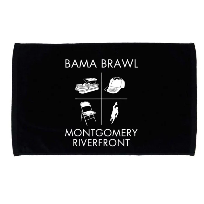 Alabama Brawl Montgomery Riverfront Brawl Alabama Brawl Shirts Microfiber Hand Towel