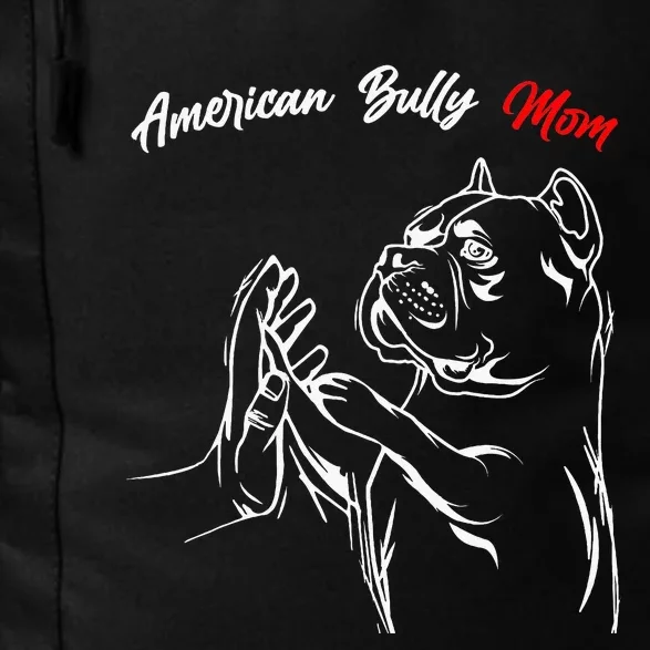 American Bully Mom Dogs Mum Daily Commute Backpack