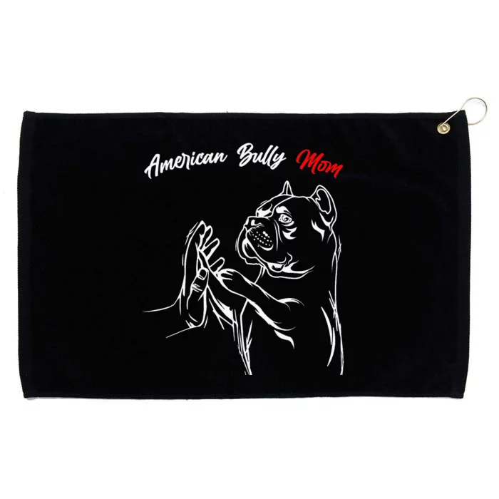 American Bully Mom Dogs Mum Grommeted Golf Towel