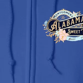 Alabama Brawl Montgomery Riverfront Brawl Alabama Boat Fight Full Zip Hoodie