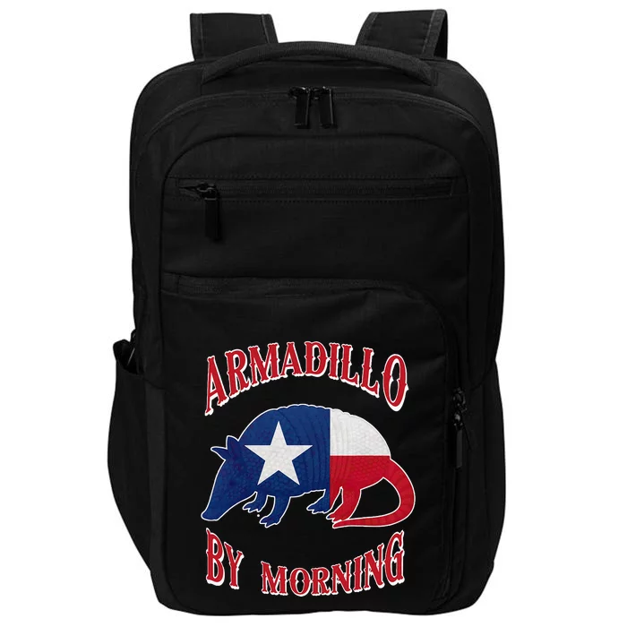 Armadillo By Morning Funny Armadillo Lovers Pun Texas Impact Tech Backpack