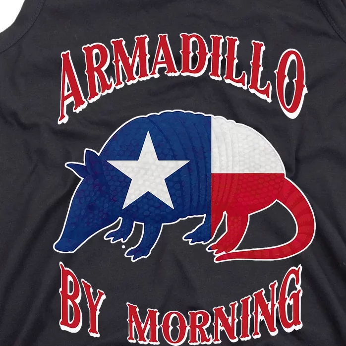 Armadillo By Morning Funny Armadillo Lovers Pun Texas Tank Top