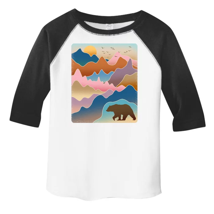 Abstract Bear Mountain Wilderness Toddler Fine Jersey T-Shirt