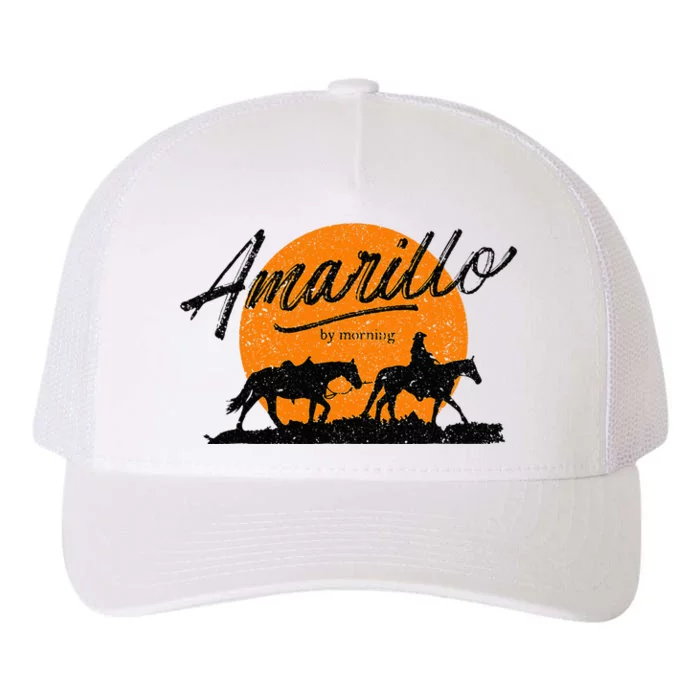 Amarillo By Morning Country Music Western Yupoong Adult 5-Panel Trucker Hat