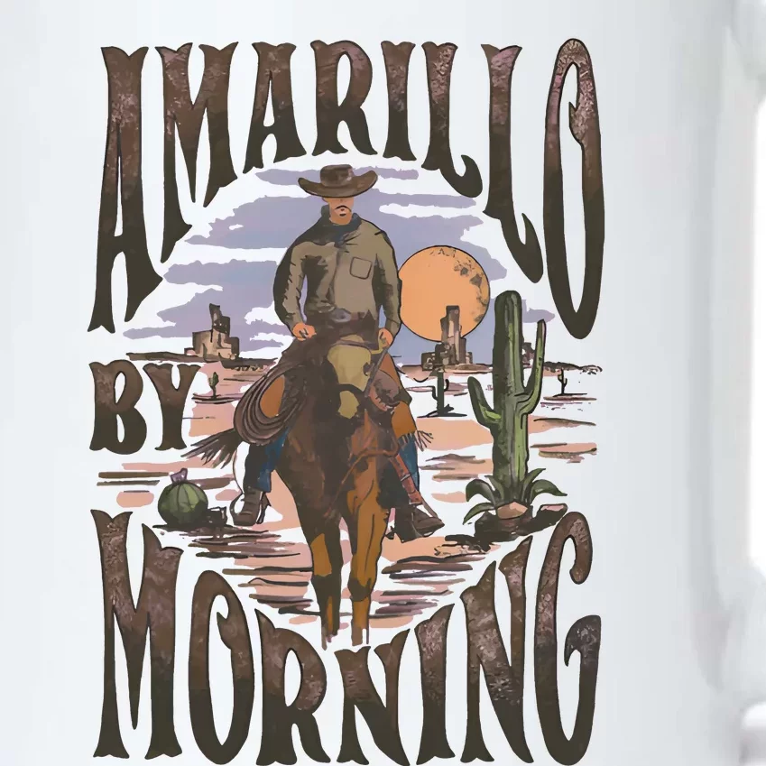 Amarillo By Morning Cowgirl Western Wild West Black Color Changing Mug