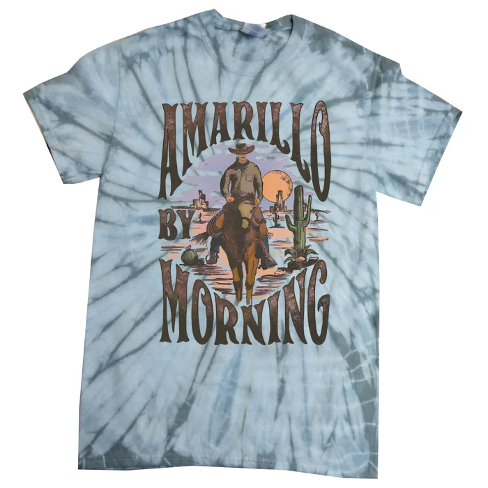 Amarillo By Morning Cowgirl Western Wild West Tie-Dye T-Shirt