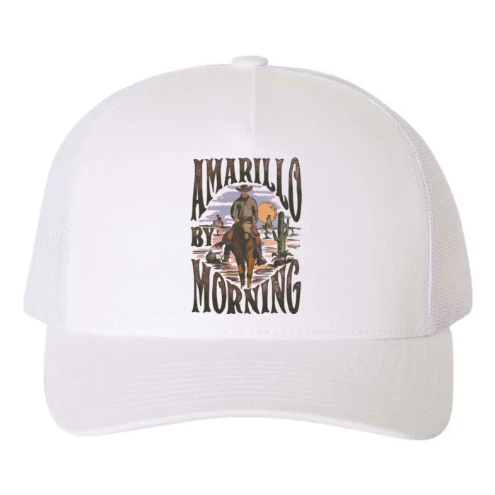 Amarillo By Morning Cowgirl Western Wild West Yupoong Adult 5-Panel Trucker Hat