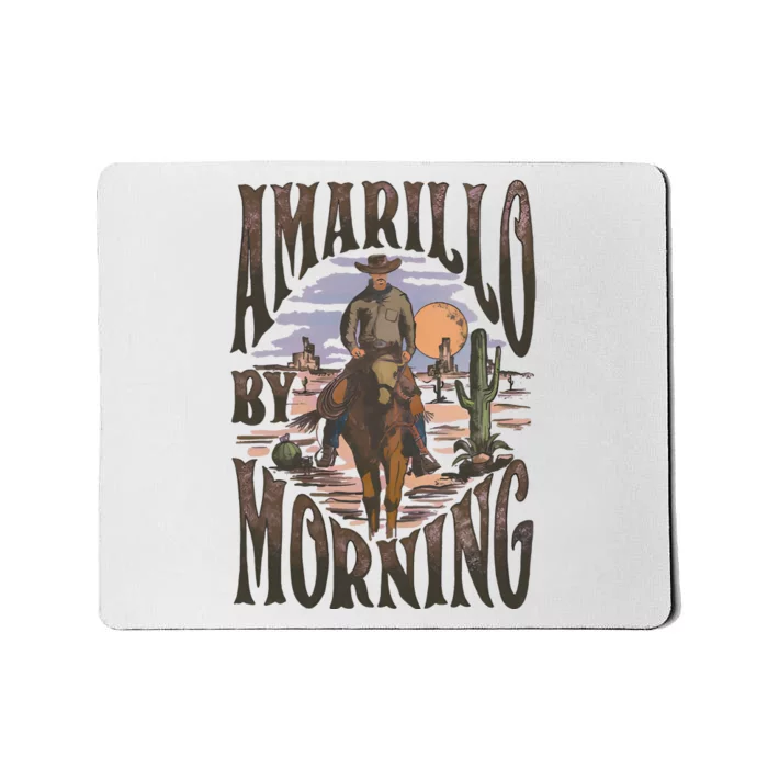 Amarillo By Morning Cowgirl Western Wild West Mousepad