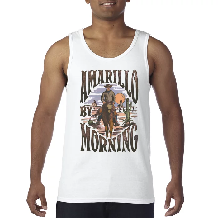 Amarillo By Morning Cowgirl Western Wild West Tank Top