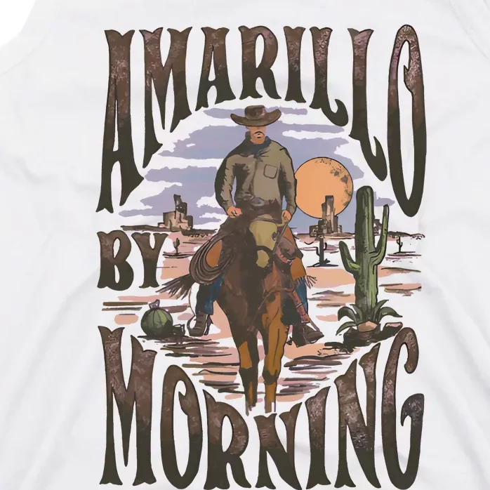 Amarillo By Morning Cowgirl Western Wild West Tank Top