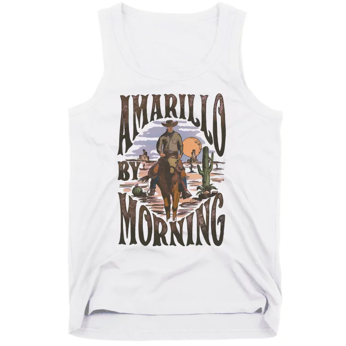 Amarillo By Morning Cowgirl Western Wild West Tank Top