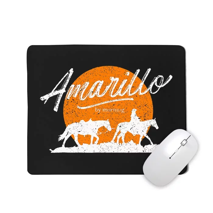 Amarillo By Morning Country Music Western Mousepad