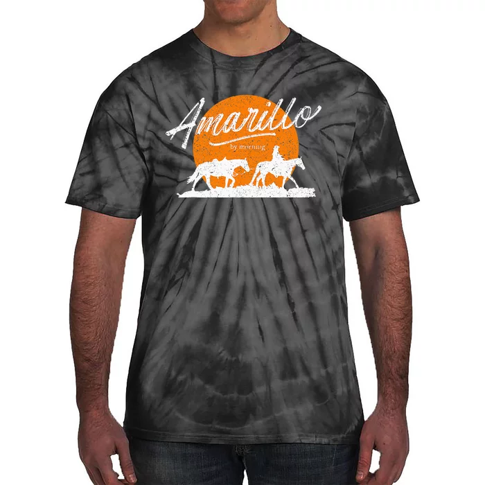 Amarillo By Morning Country Music Western Tie-Dye T-Shirt