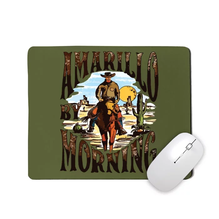 Amarillo By Morning Country Music Mousepad