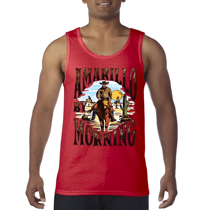 Amarillo By Morning Country Music Tank Top