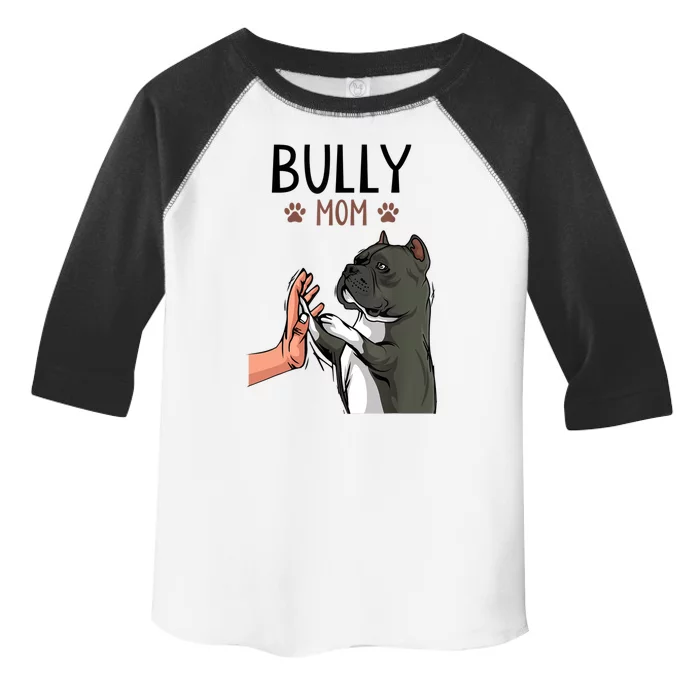 American Bully Mom Cute Dog Mama Funny Women TShirt Toddler Fine Jersey T-Shirt