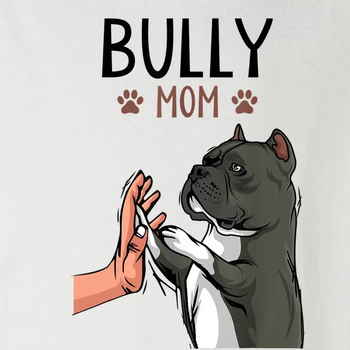 American Bully Mom Cute Dog Mama Funny Women TShirt Toddler Long Sleeve Shirt