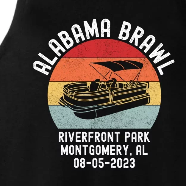 Alabama Brawl Montgomery Riverfront Brawl Alabama Boat Fight Ladies Tri-Blend Wicking Tank