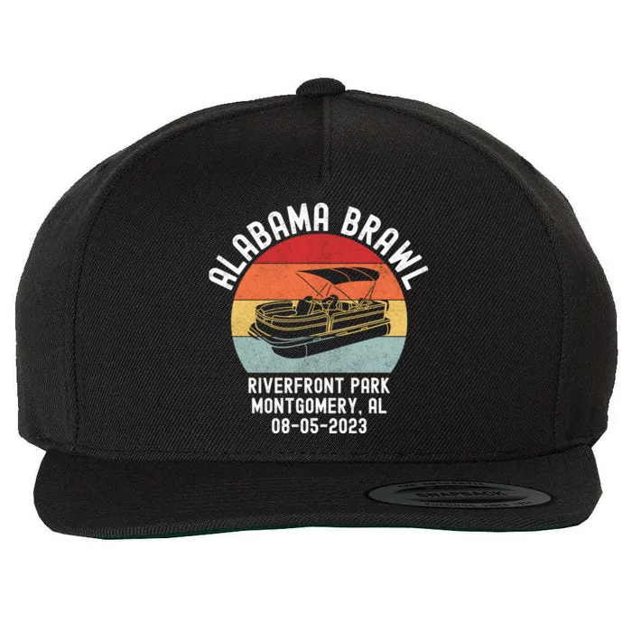 Alabama Brawl Montgomery Riverfront Brawl Alabama Boat Fight Wool Snapback Cap