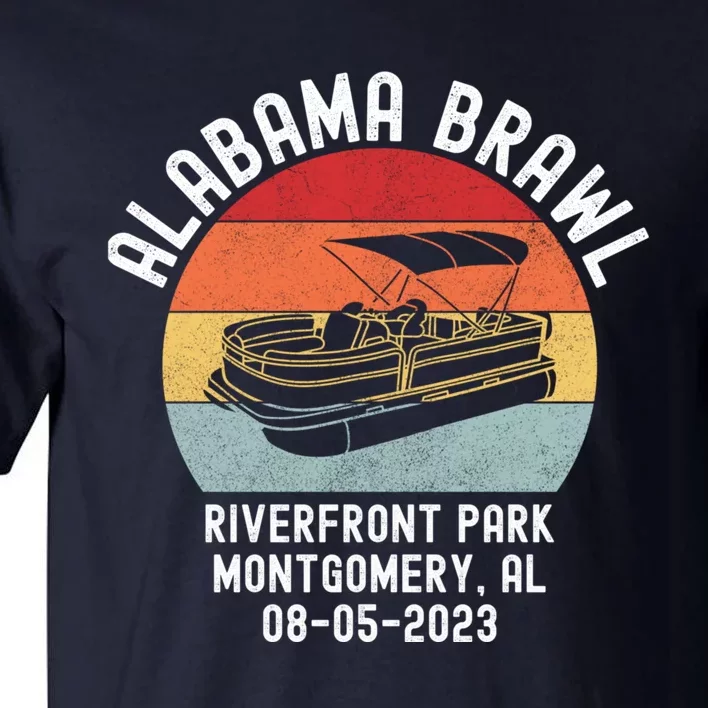 Alabama Brawl Montgomery Riverfront Brawl Alabama Boat Fight Tall T-Shirt