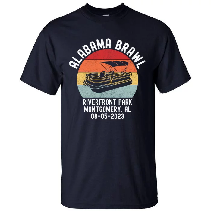 Alabama Brawl Montgomery Riverfront Brawl Alabama Boat Fight Tall T-Shirt