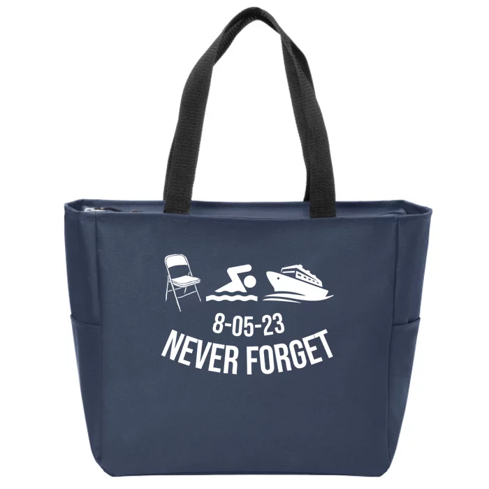 Alabama Brawl Montgomery Riverfront Brawl Alabama Boat Fight Zip Tote Bag